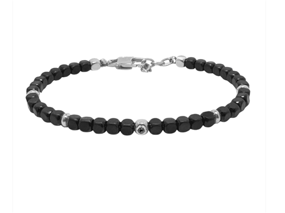 Bracciale H2on Uomo Bracciali in Acciaio Diamante Black HO051-B1 - HO051-B1
